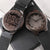 Daddy Is My Hero - Custom Gift For Dad Fathers Day Gifts Engraved Watch Men Personalized Watch For Men Metal Band Watc Engraved Wooden Watch