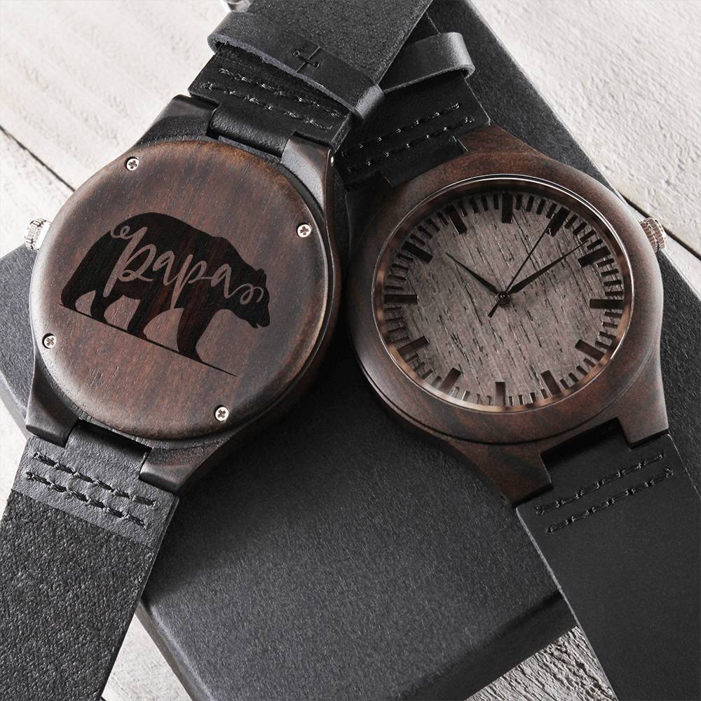 Engraved Watch Gift For Dad Father’S Day Gift For Daddy Birthday Gift For Dad Engraved Watch For Him Father Gift From 1 Engraved Wooden Watch
