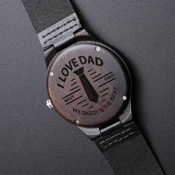 Best Men's Luxury Watches For Dad - Men's Watch Gifts For Dad Watch For Dad Fire Fighter Gift Dad Gift For Father Men' Engraved Wooden Watch
