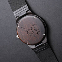 Engraved Watch Gift For Dad Father’S Day Gift For Daddy Birthday Gift For Dad Engraved Watch For Him Cool Father Gift 2 Engraved Wooden Watch