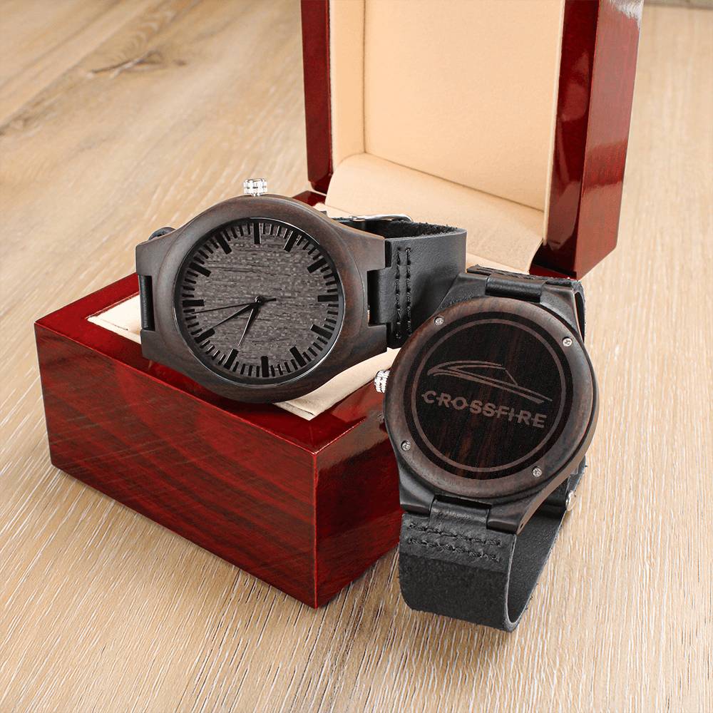Car Lovers Chrysler Crossfire Coupe For Dad Or Husband Great Gift Engraved Wooden Watch