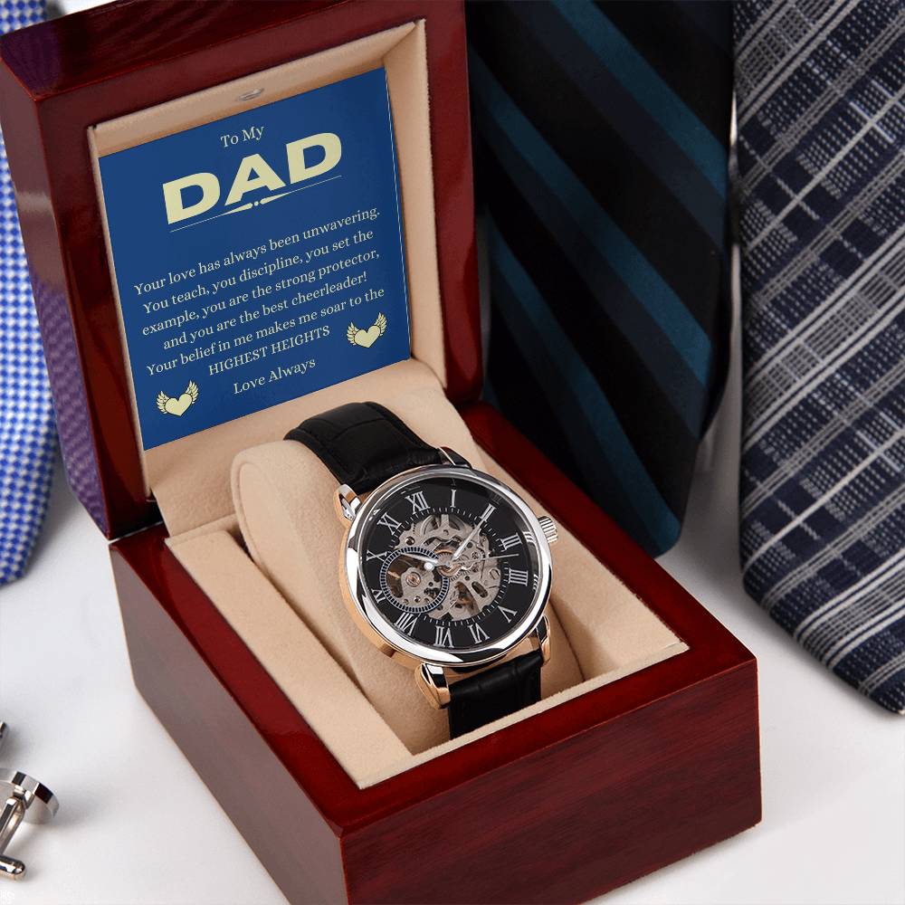 Love You Forever - Men's Openwork Watches