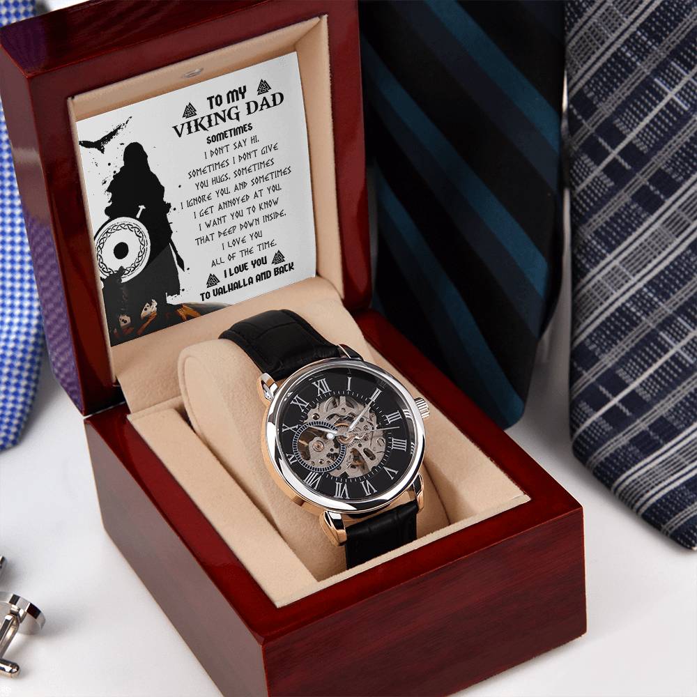 Dad - Deep Down Inside - Openwork Watches