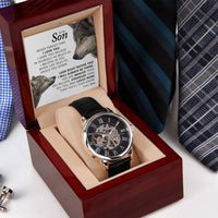 My Son - I Will Always Be There - Openwork Watch
