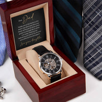 Father's Day Gift Luxury Openwork Watch