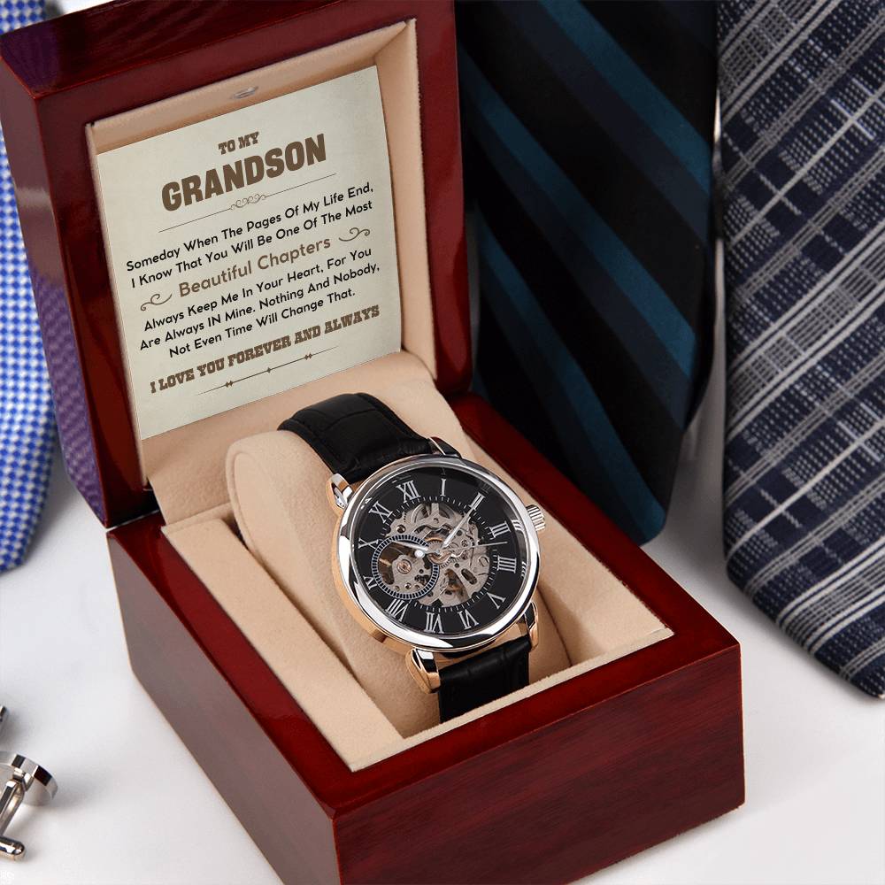 Grandson Gift - Beautiful Chapters - Openwork Watches