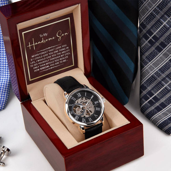 Men's Openwork Watch For Son