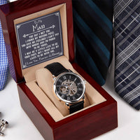 To My Man Men's Openwork Watch