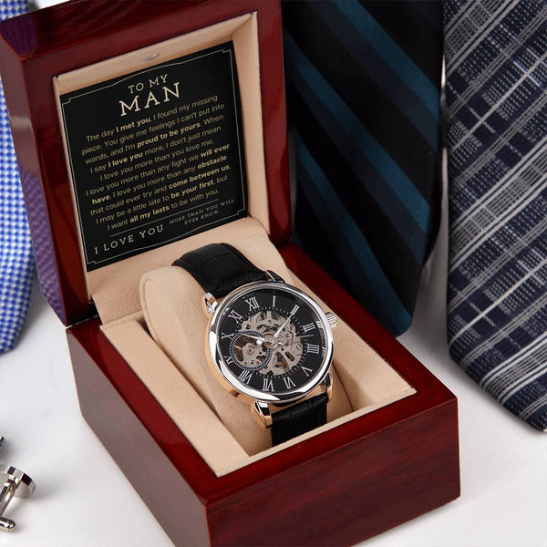 To My Man Openwork Watch