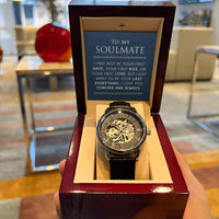 To My Soulmate - Special Gift Luxury Openwork Watch