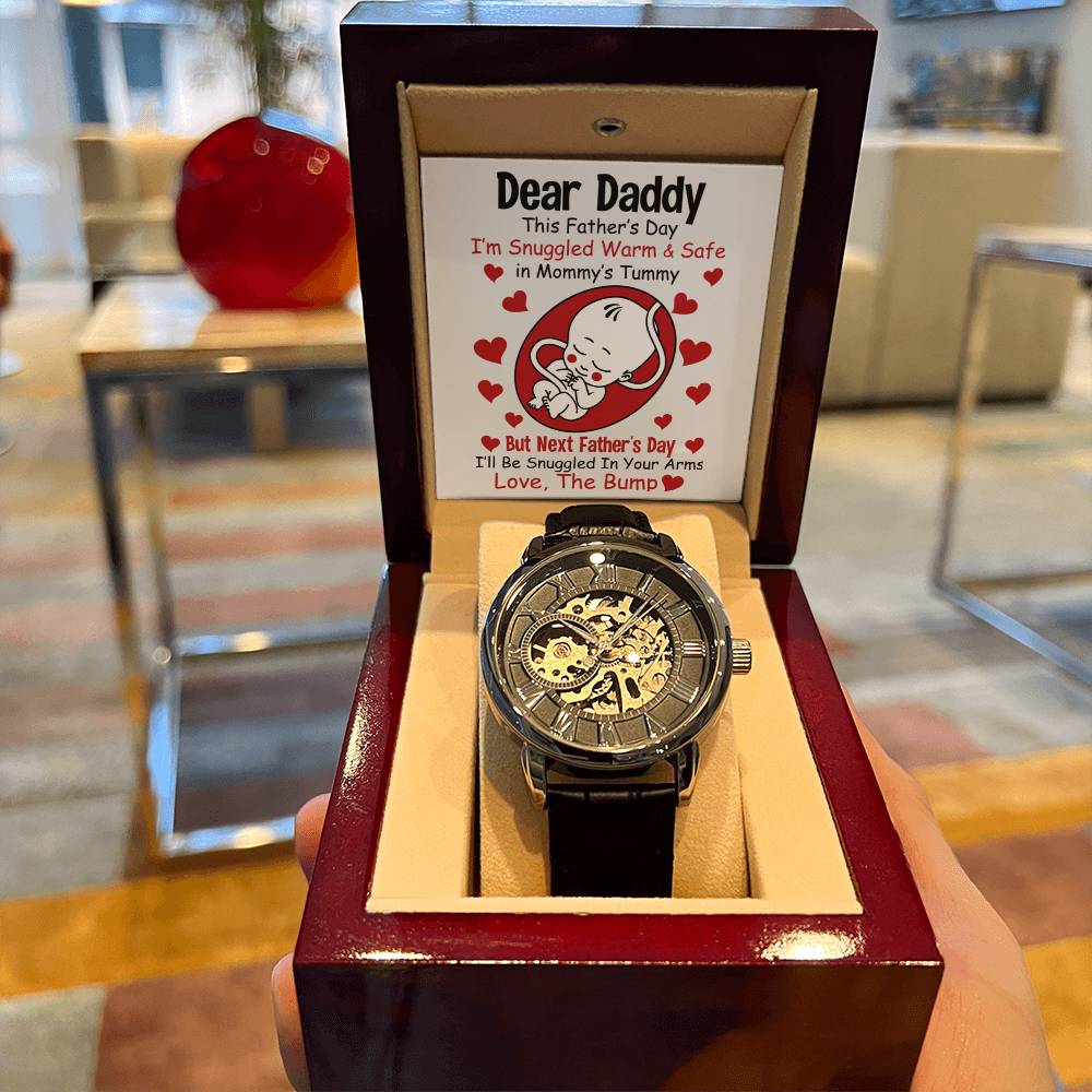 Dad To Be Openwork Watch