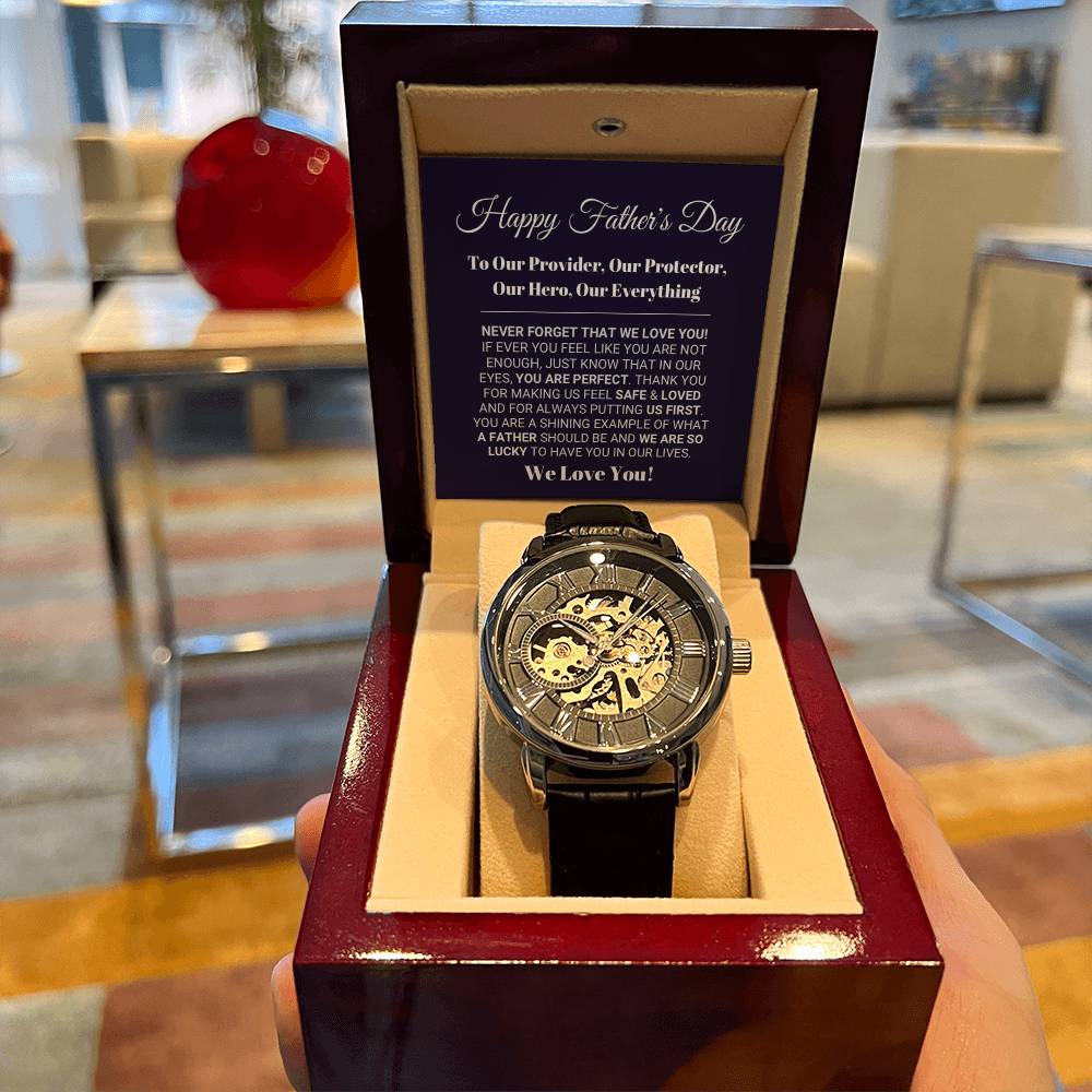 Our Everything Father's Day Openwork Watch