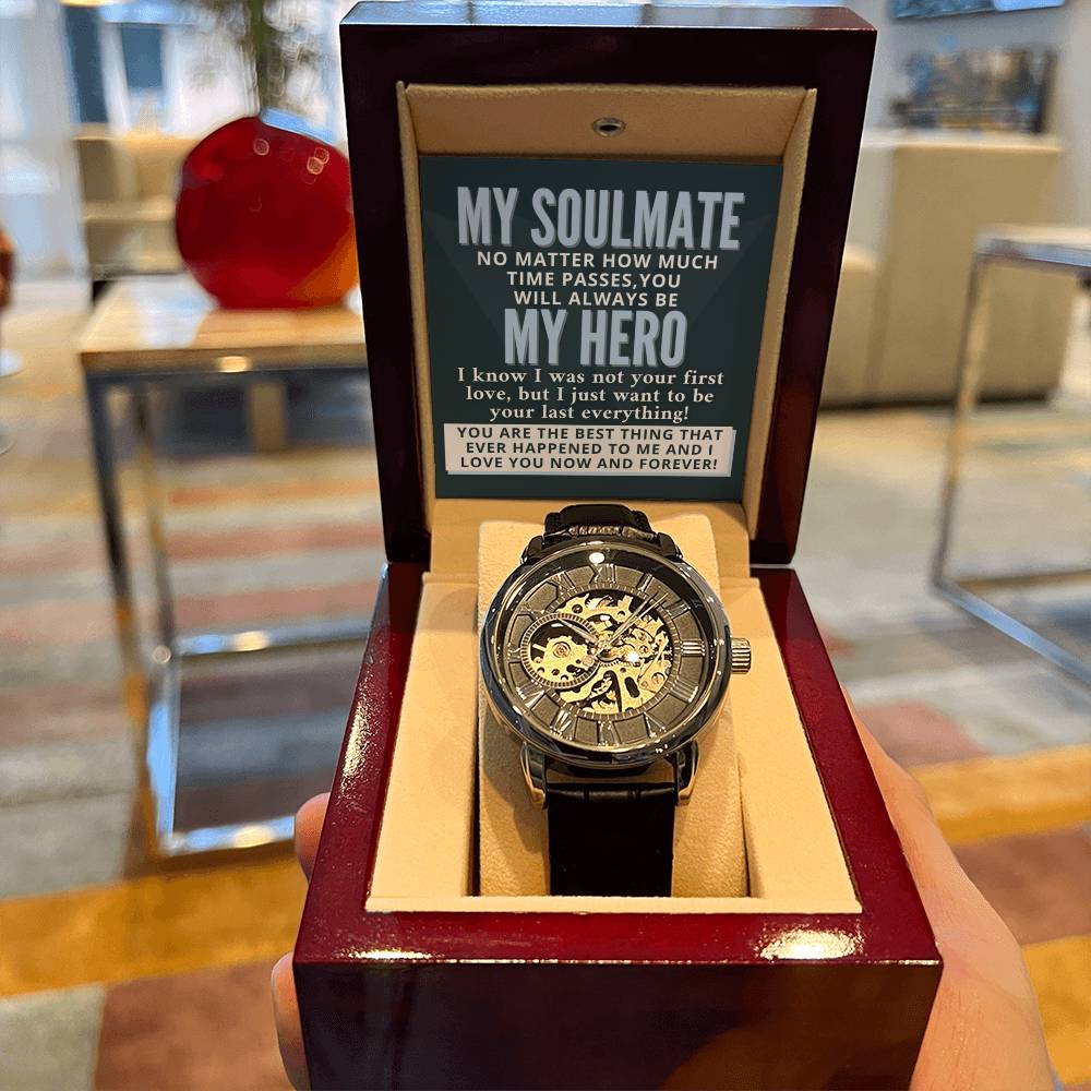My Soulmate My Hero Your Last Everything - Openwork Watch
