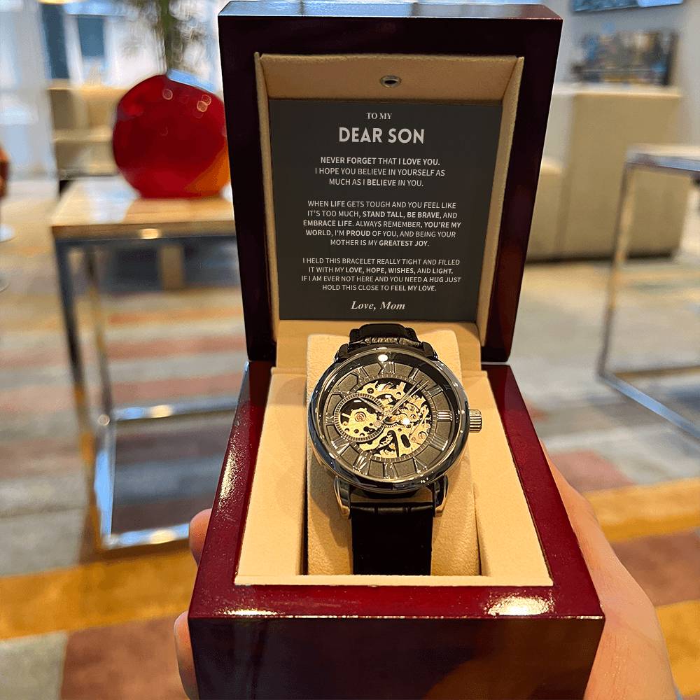 Openwork Watches Son Gift