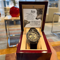 My Son - I Will Always Be There - Openwork Watch