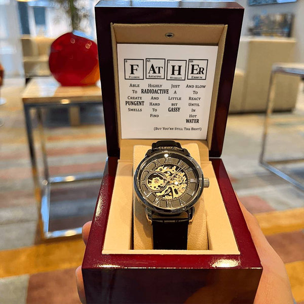 Father - Still The Best - Openwork Watches - Heartstring Treasures