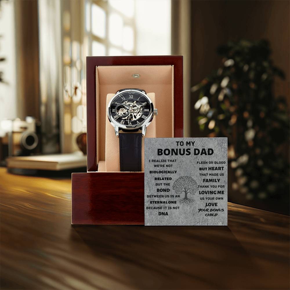 Men&#39;s Openwork Watch Gift For Bonus Dad 1