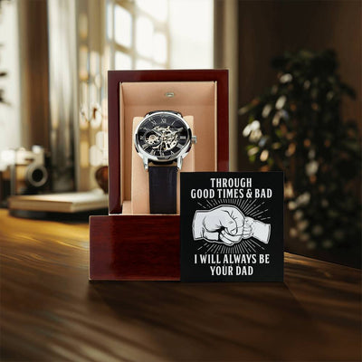Son - Through Good Times & Bad - Men's Openwork Watch