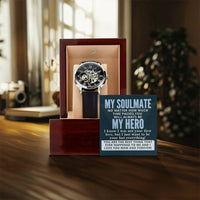 My Soulmate My Hero Your Last Everything - Openwork Watch