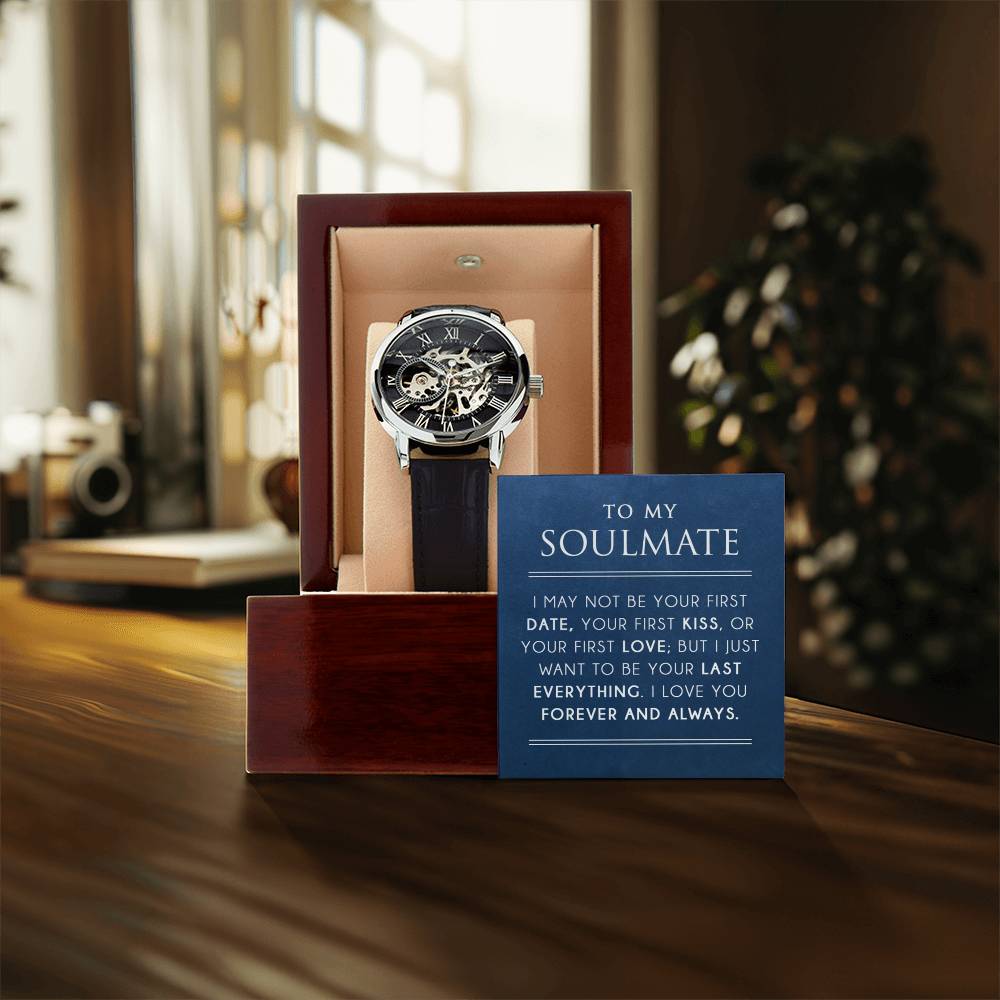 To My Soulmate - Special Gift Luxury Openwork Watch