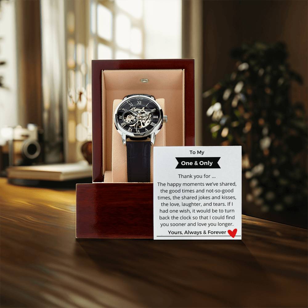 My One & Only Openwork Watch