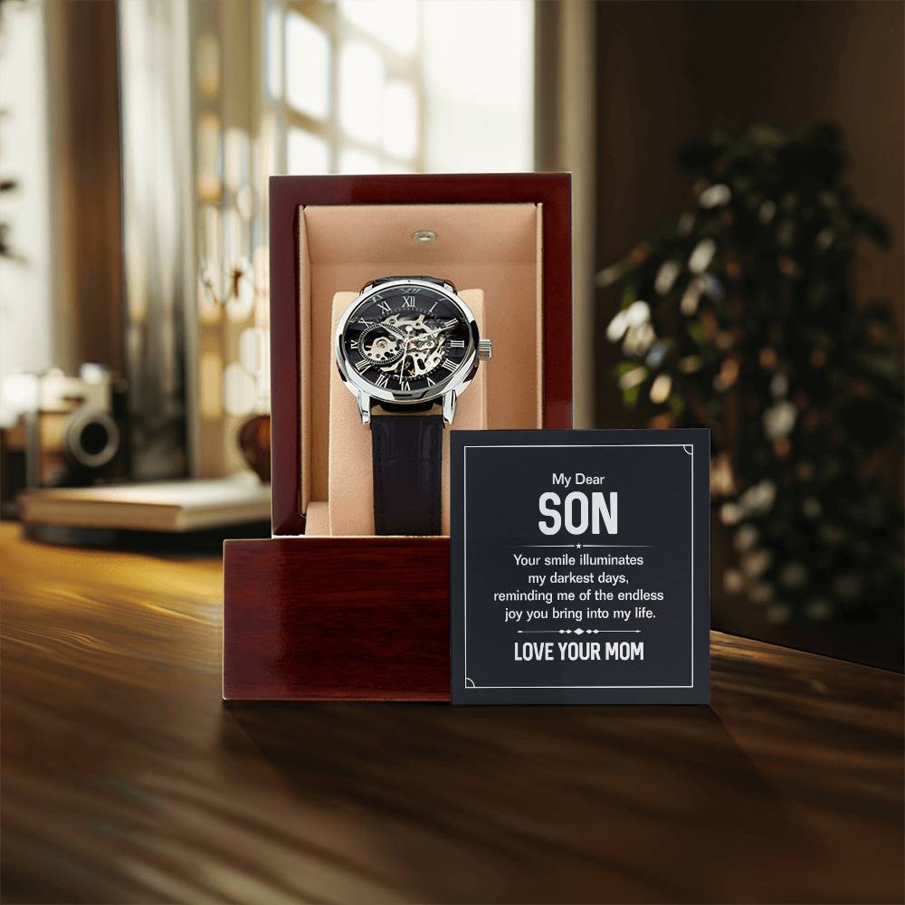 My Dear Son, You Smile Illuminates My Darkest Days - Openwork Watches