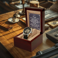 To My Man Men's Openwork Watch