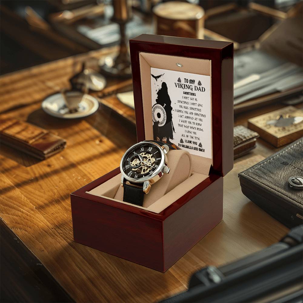 Dad - Deep Down Inside - Openwork Watches