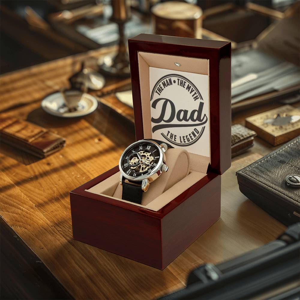 Self-Winding Watch For Dad A Treasured Gift From The Kids Openwork Watch