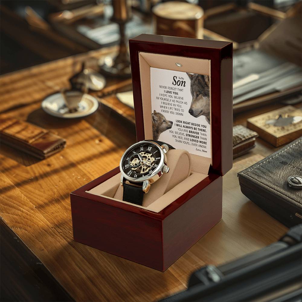 My Son - I Will Always Be There - Openwork Watch