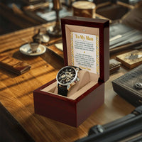To My Man - I Love You Openwork Watch