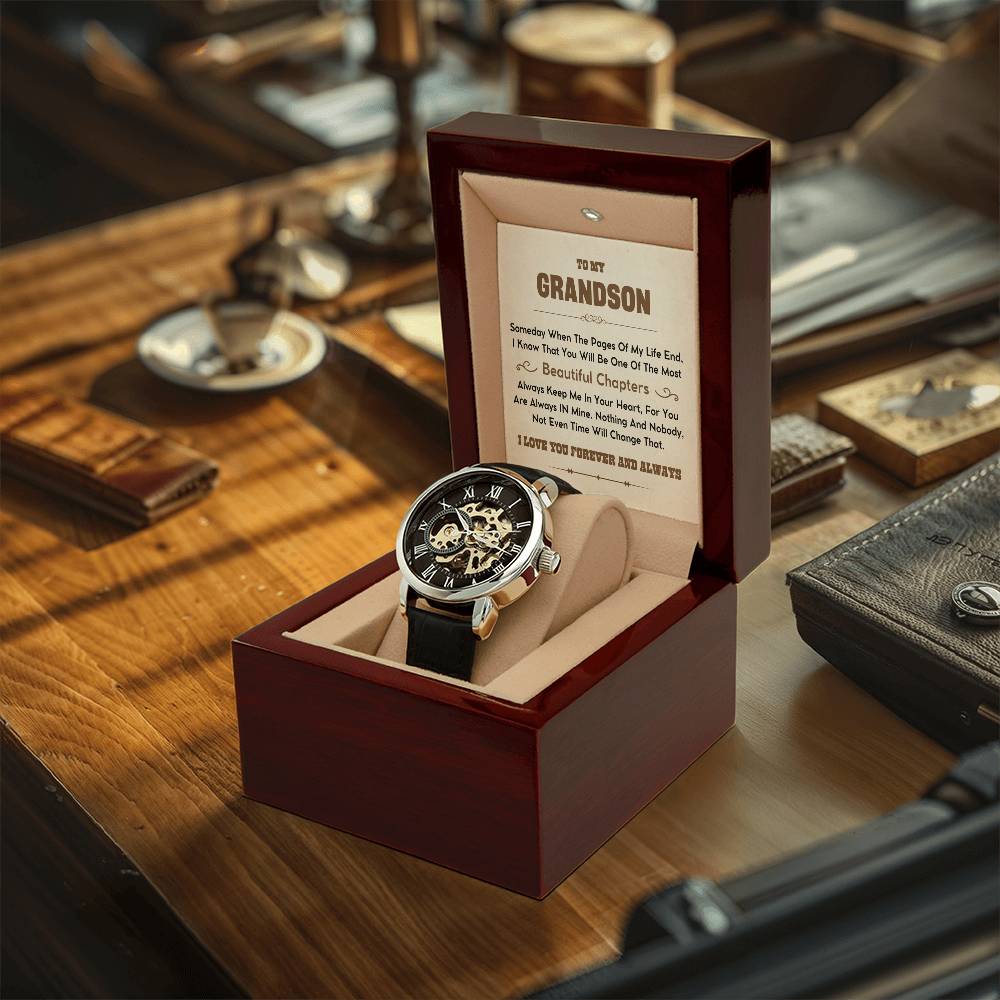 Grandson Gift - Beautiful Chapters - Openwork Watches
