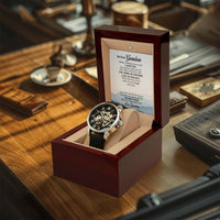 Grandmother-To-Grandson Openwork Watches