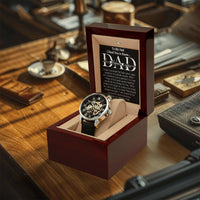 Watch For Dad I Love You Dad I Need You To Know Heartfelt Openwork Skeleton Luxury Watch From Son Or Daughter Openwork Watch