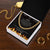 I Gave My Heart To You Cuban Link Chain Necklace Fire Edition