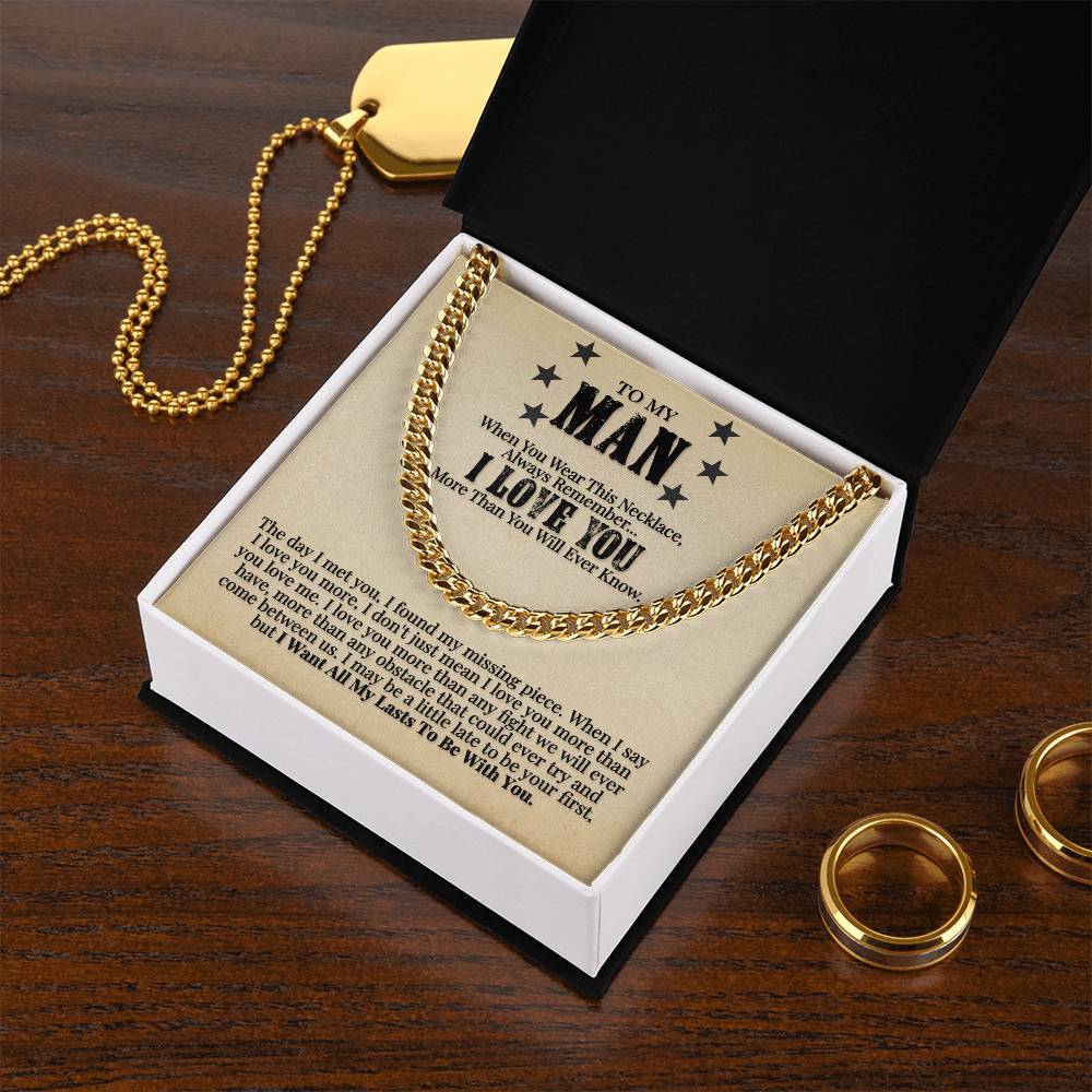 More Than You Will Ever Know - Cuban Link Chain Necklace