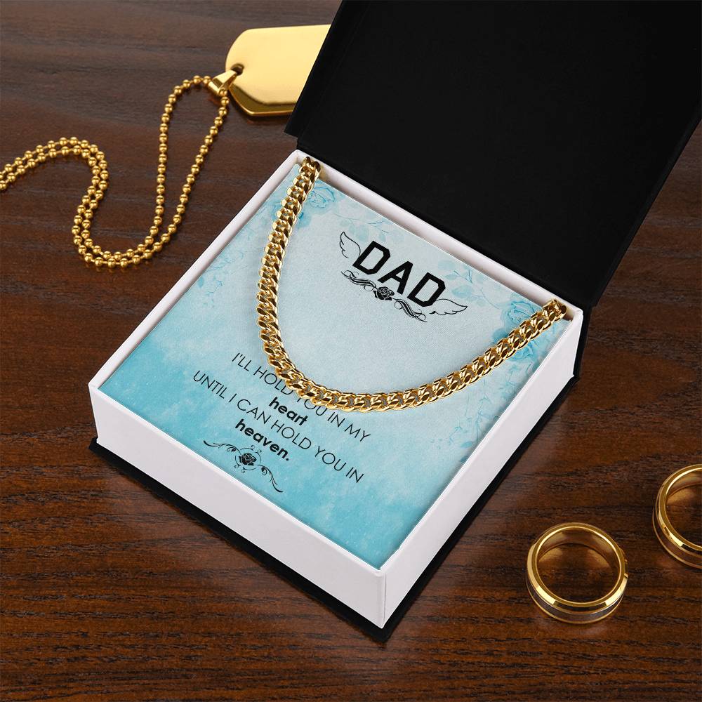 Love You Dad Cuban Link Chain