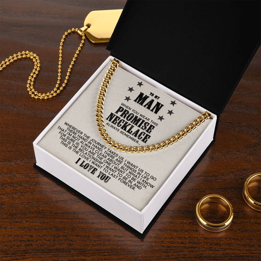 The Promise Necklace - Cuban Link Chain Necklace