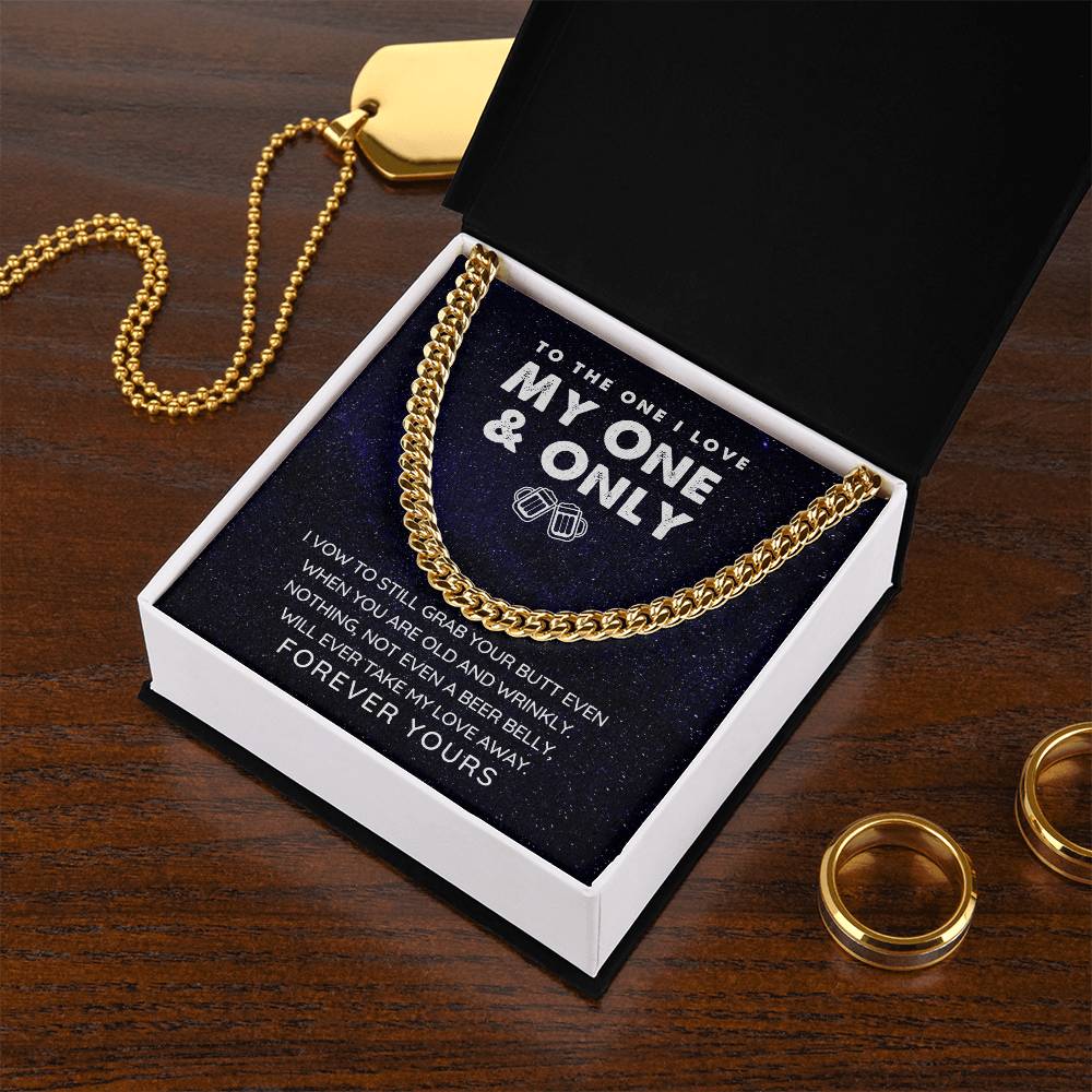 Funny Gift For Him Necklace - Limited Edition - Get Yours Today Cuban Link Chain