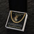 My Lion-Hearted Husband Curb Chain Necklace Gift Cuban Link Chain