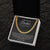 Gift For Brother From Sister - Cuban Link Chain Necklace With Message