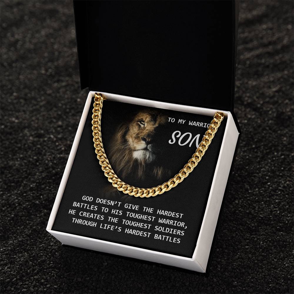 Warrior Son Cuban Link Chain