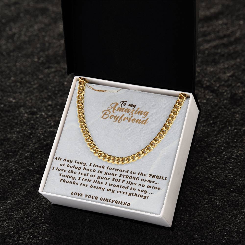 To My Everything 🥰 Cuban Link Chain