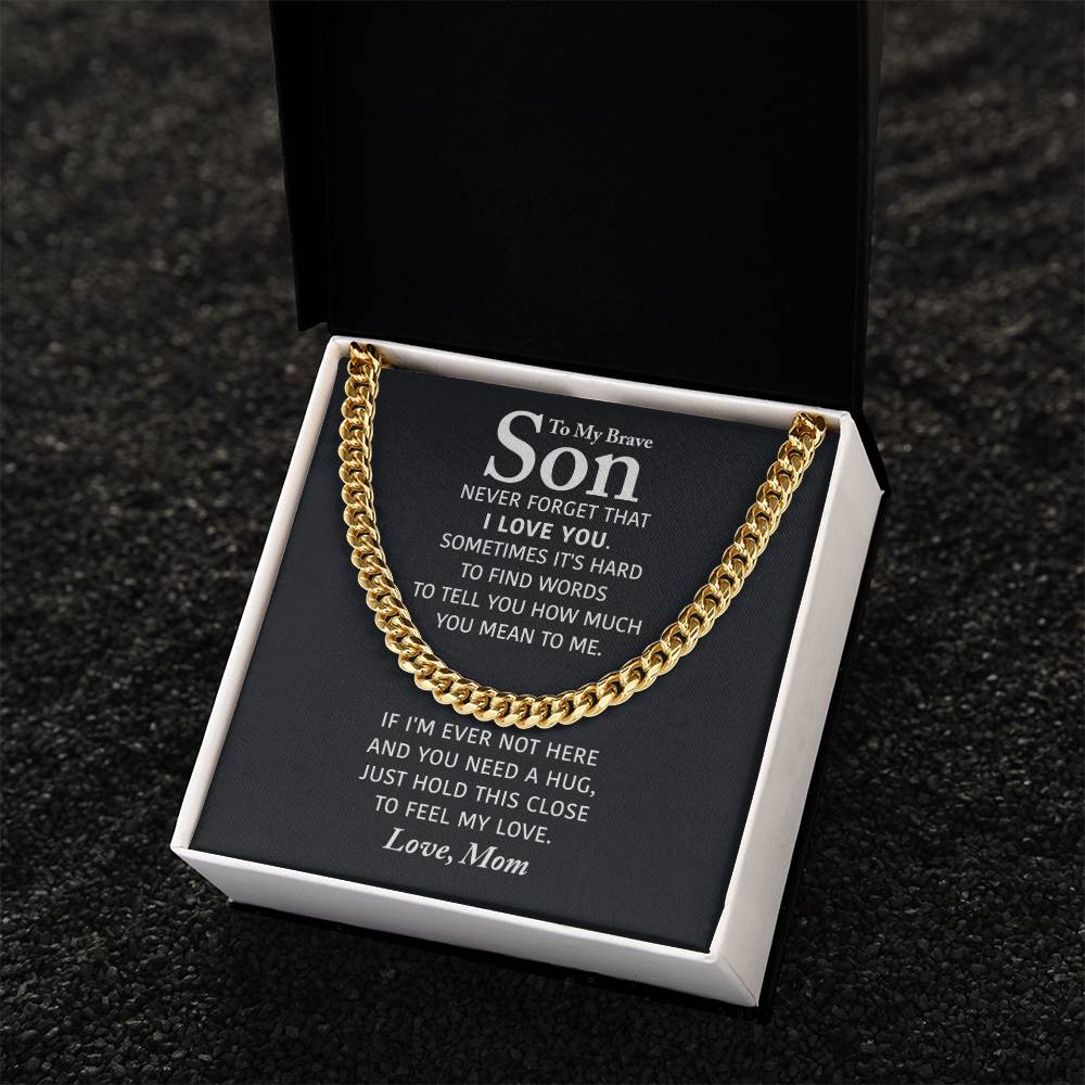 Perfecto Gift For Son Cuban Link Chain