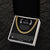 Valentine's Gift For Him- I Always Will  Honestly Truly Completely Love You Cuban Link Chain