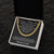Our World Father's Day Necklace Cuban Link Chain