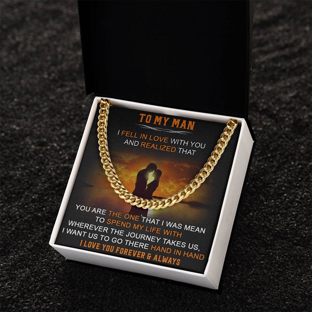 Gift For Your Man - Fell In Love - Cuban Link Cuban Link Chain