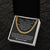 Our World Father's Day Necklace Cuban Link Chain