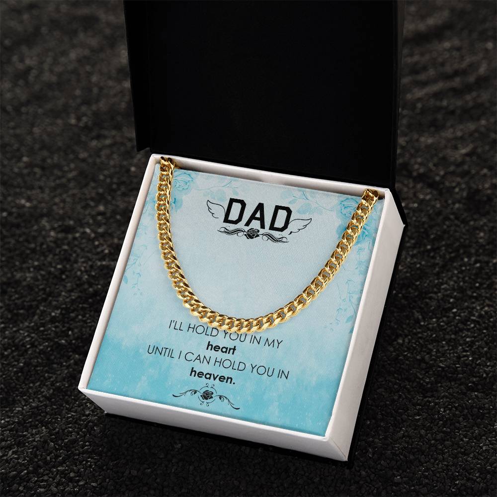Love You Dad Cuban Link Chain