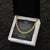 I Gave My Heart To You Cuban Link Chain Necklace Gray Edition